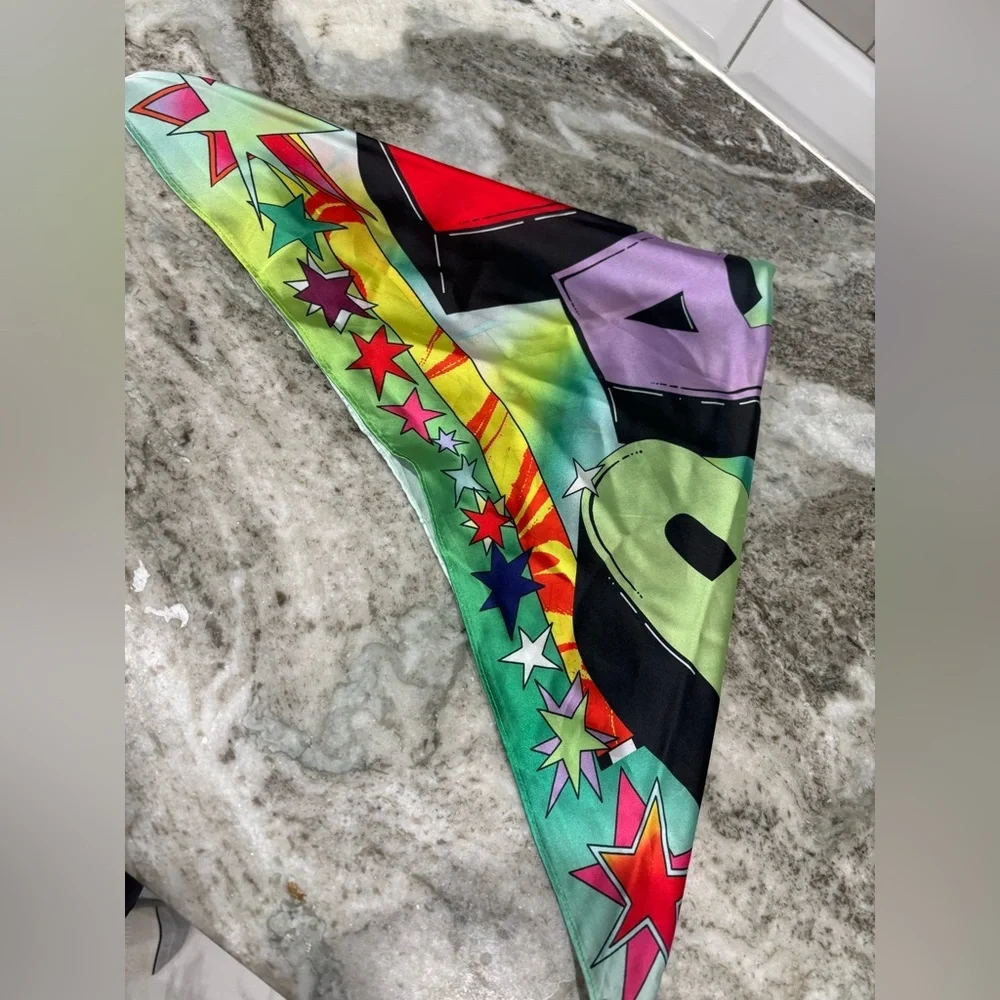 Parade silk scarf